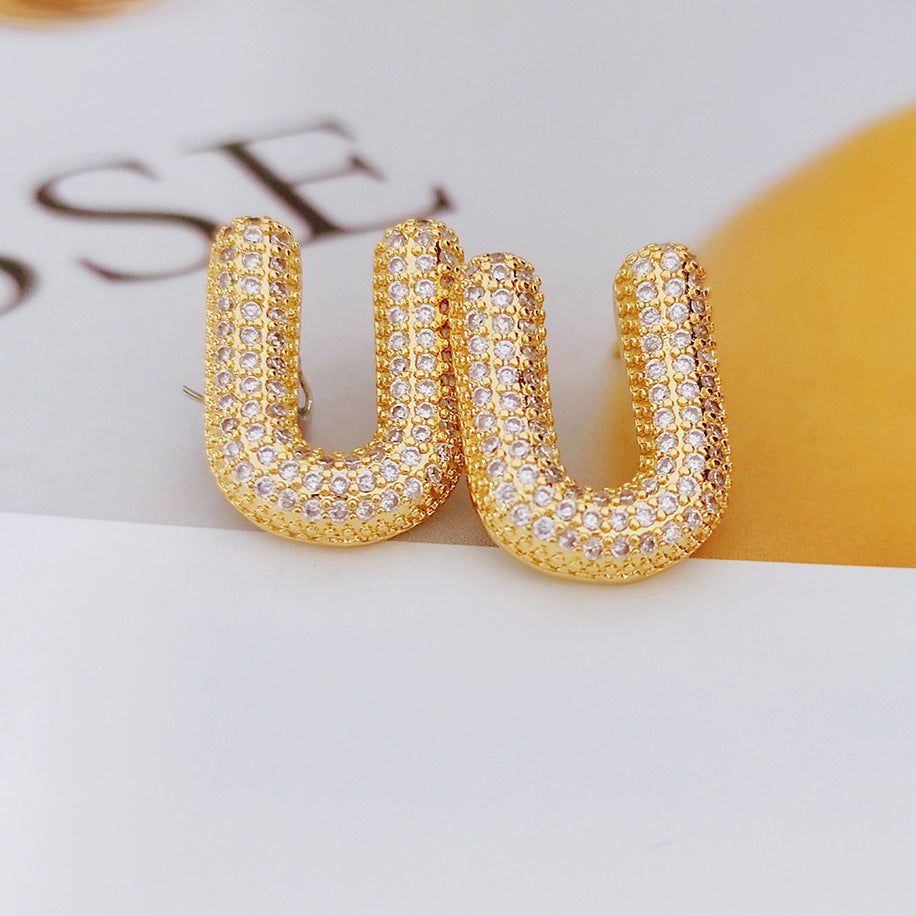 Fashion Balloon Bubble Cute Chubby English Earrings