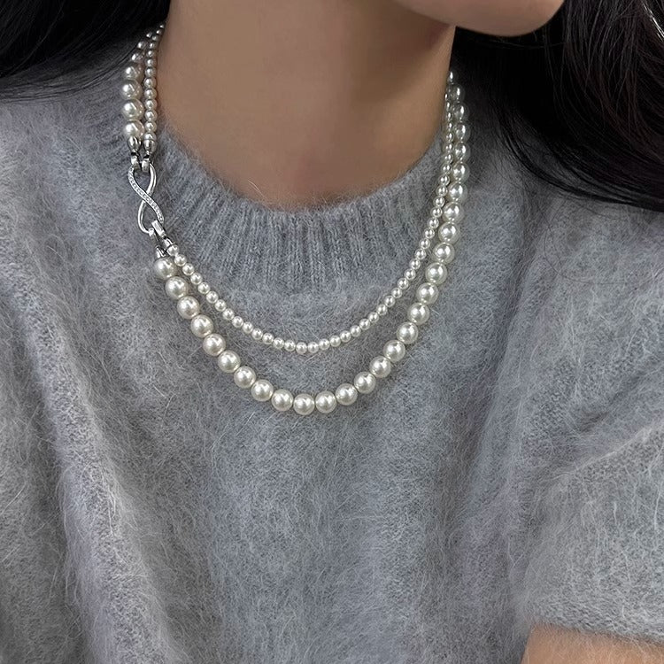 Stacked Glass Can Be Split Multiple Necklaces