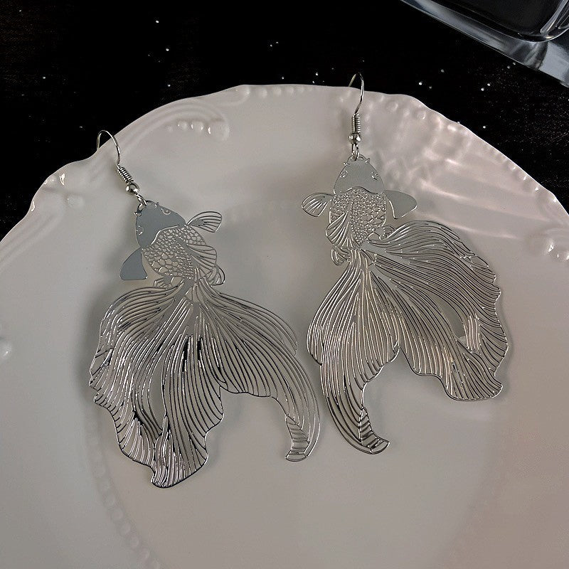 Fashion Zirconia Micro Inlaid Zircon Long Earrings