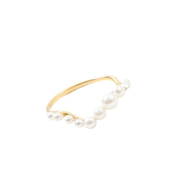 Fresh Water Pearl Arrangement Titanium Steel Bracelets