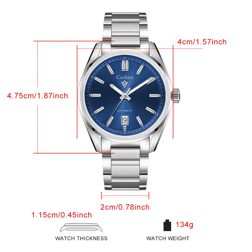 Men's Movement Fashion Business Watch Waterproof Mechanical Watches