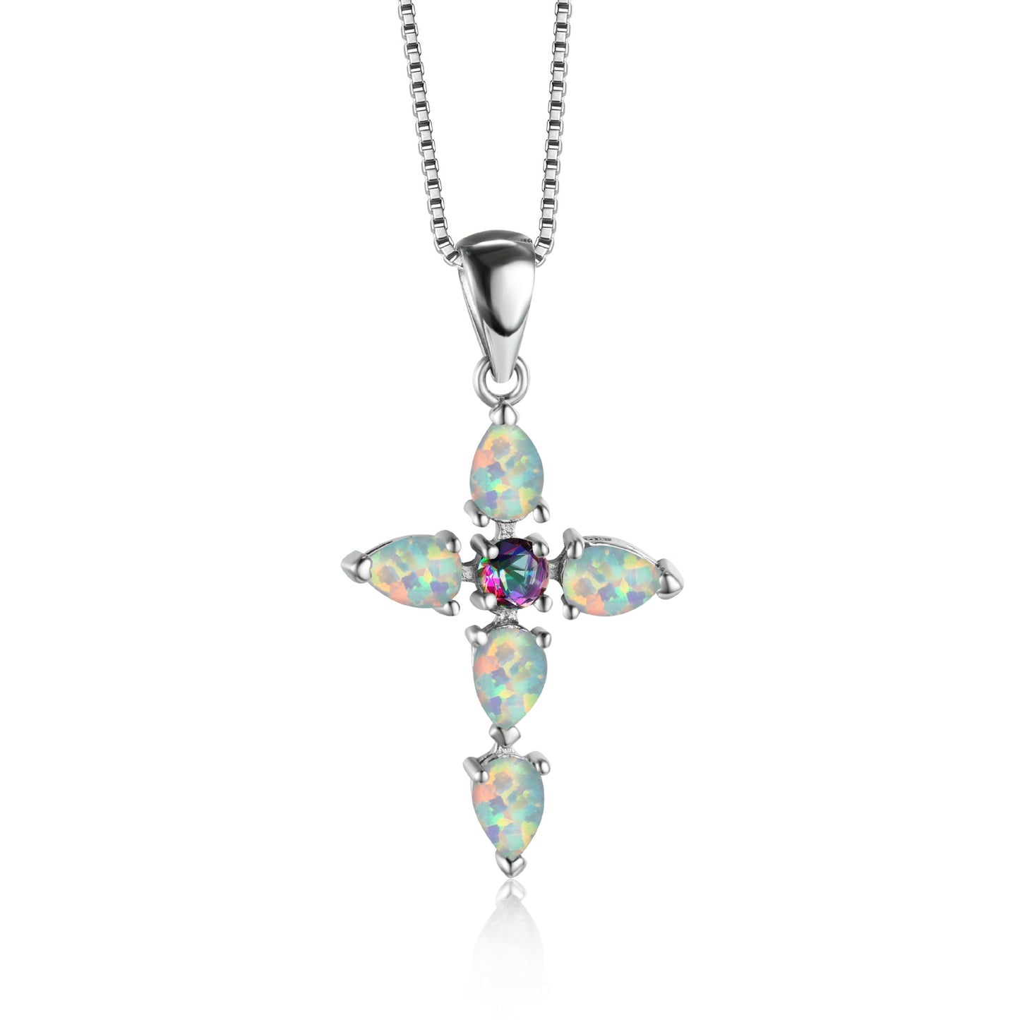 Summer Clavicle Chain Opal Ornament With Necklaces