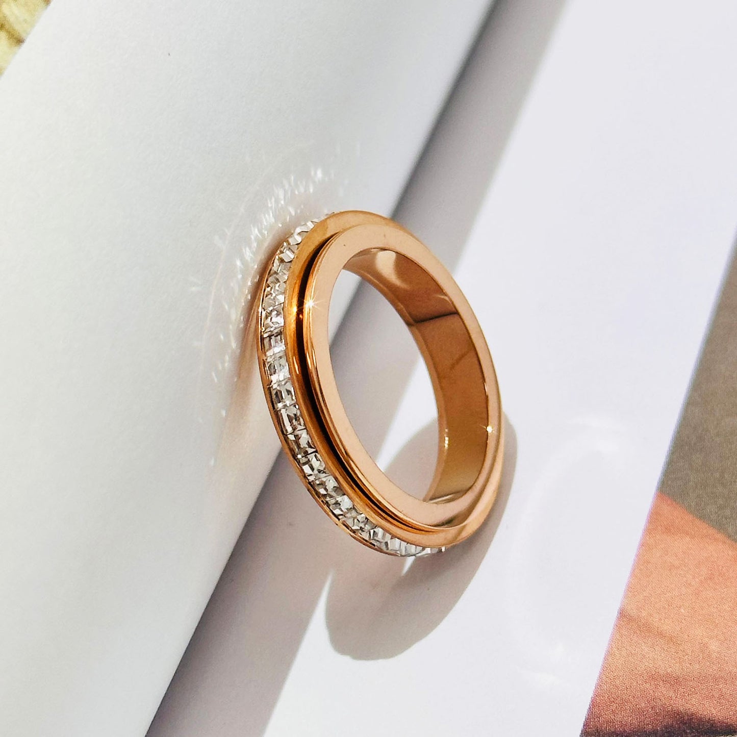 Women's Steel Starry Korean Design Trendy Light Luxury Rings