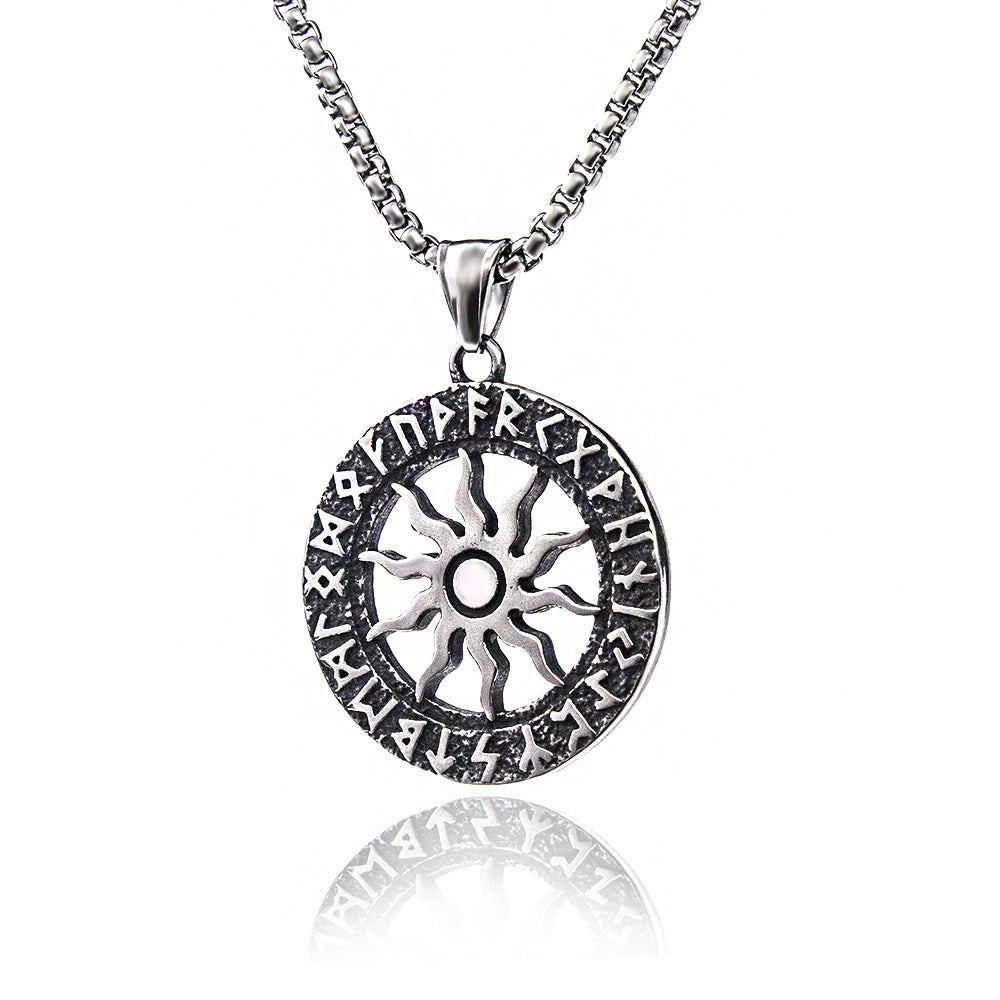 Men's Style Eagle Personality Titanium Steel Retro Necklaces