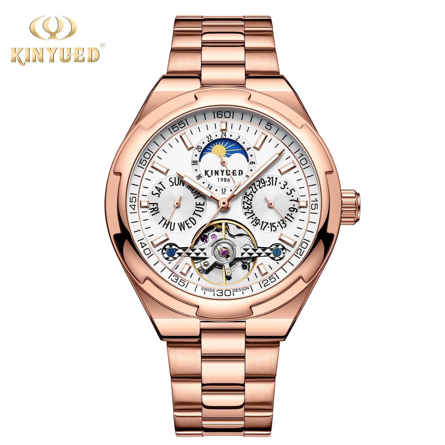 Men's Once Fashion Watch Automatic Business Mechanical Watches