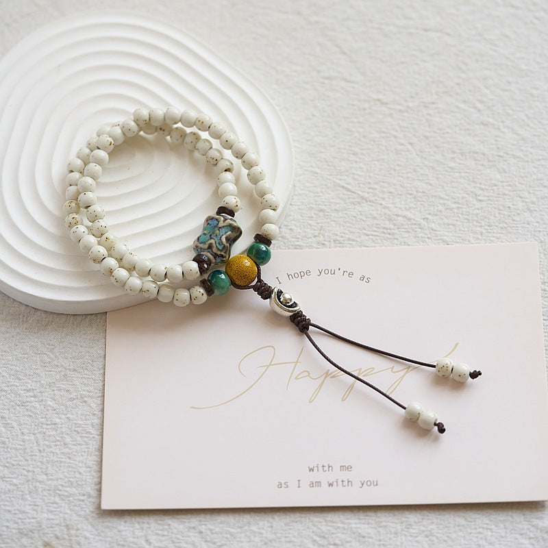 Hand-woven Ceramic Artistic Ethnic Style Couple Bracelets