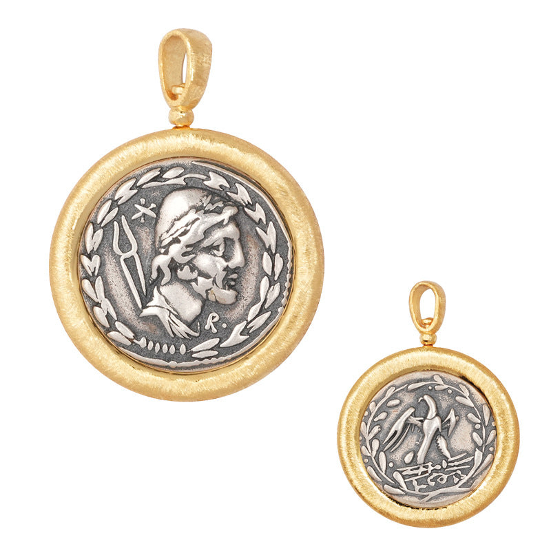 Coin Sterling Sier Single Without Chain Pendants