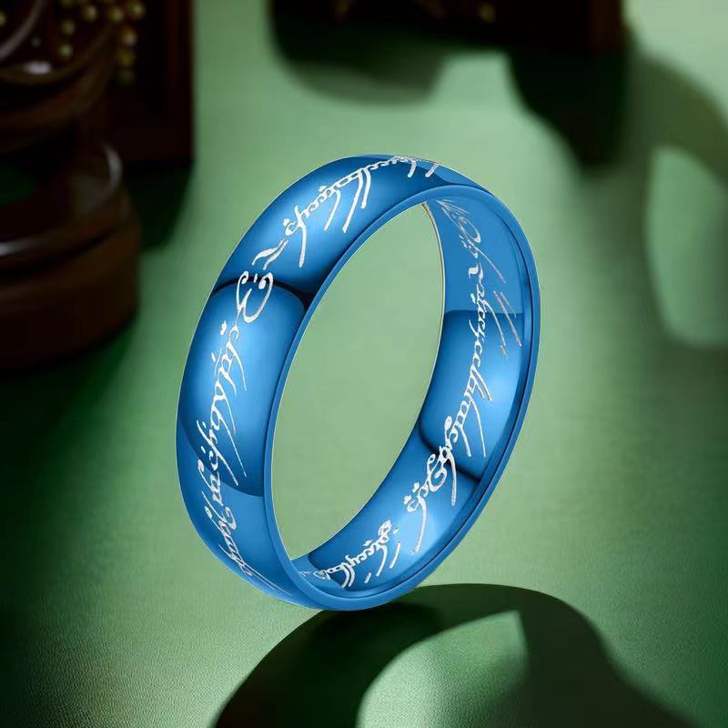 Men's Steel Titanium The Lord Of Boys Magic Rings