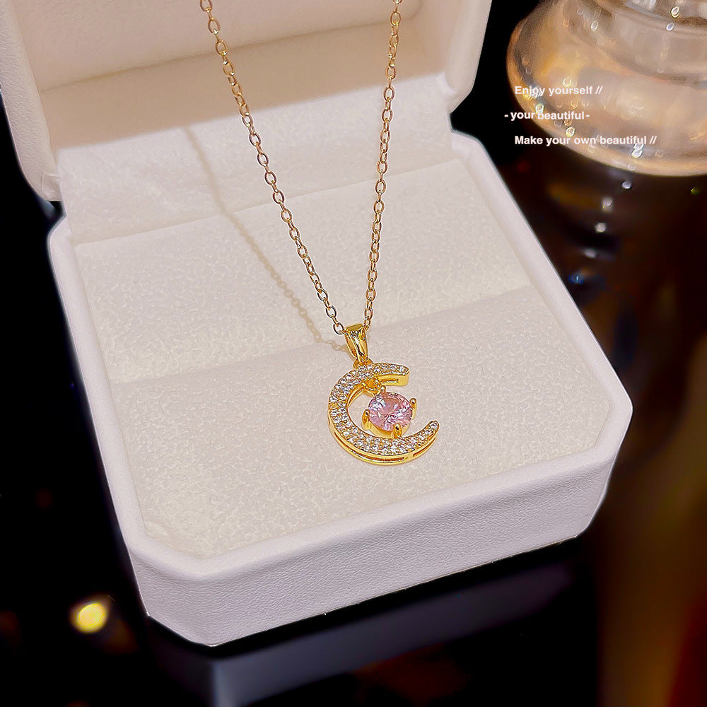 Women's Versatile High-grade Zircon Light Luxury Minority Necklaces