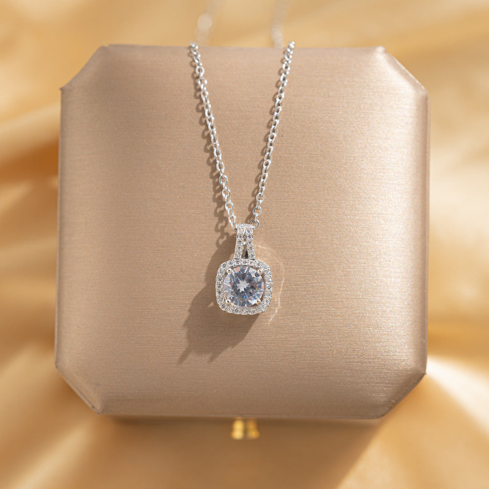 Flower Titanium Steel Female Summer Wild Necklaces