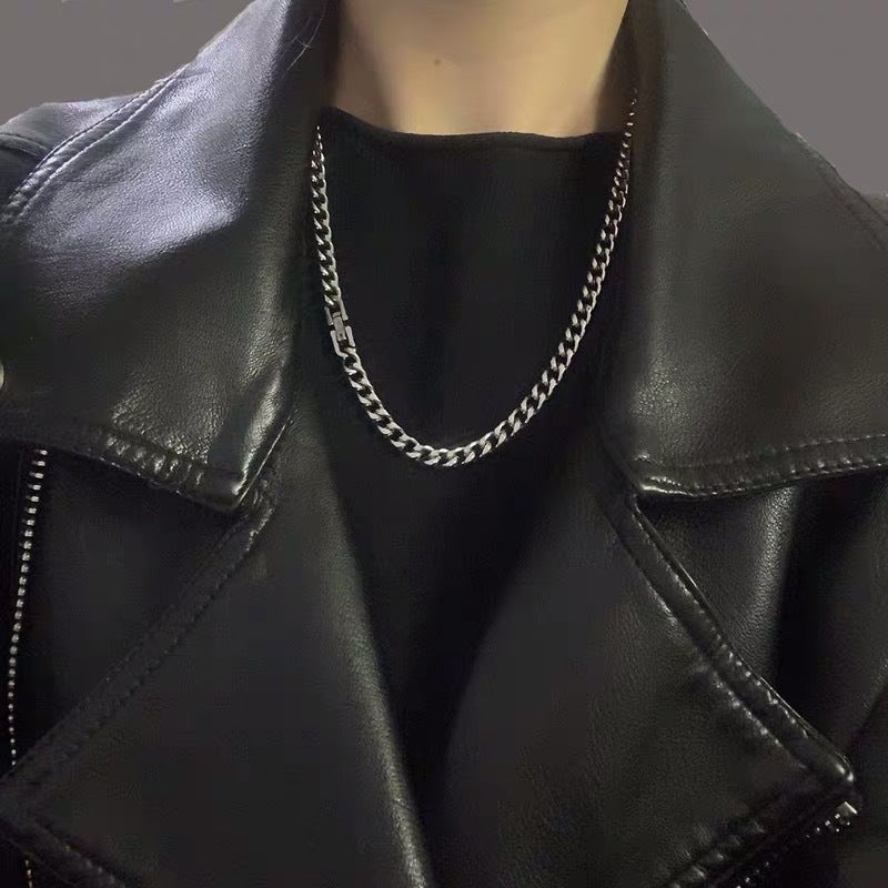 Women's & Men's Steel For Chain Couple Street Cuban Necklaces