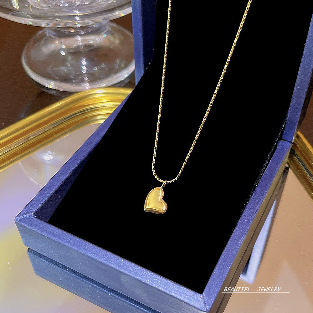 Women's Bow Zircon Clavicle Chain Titanium Steel Necklaces