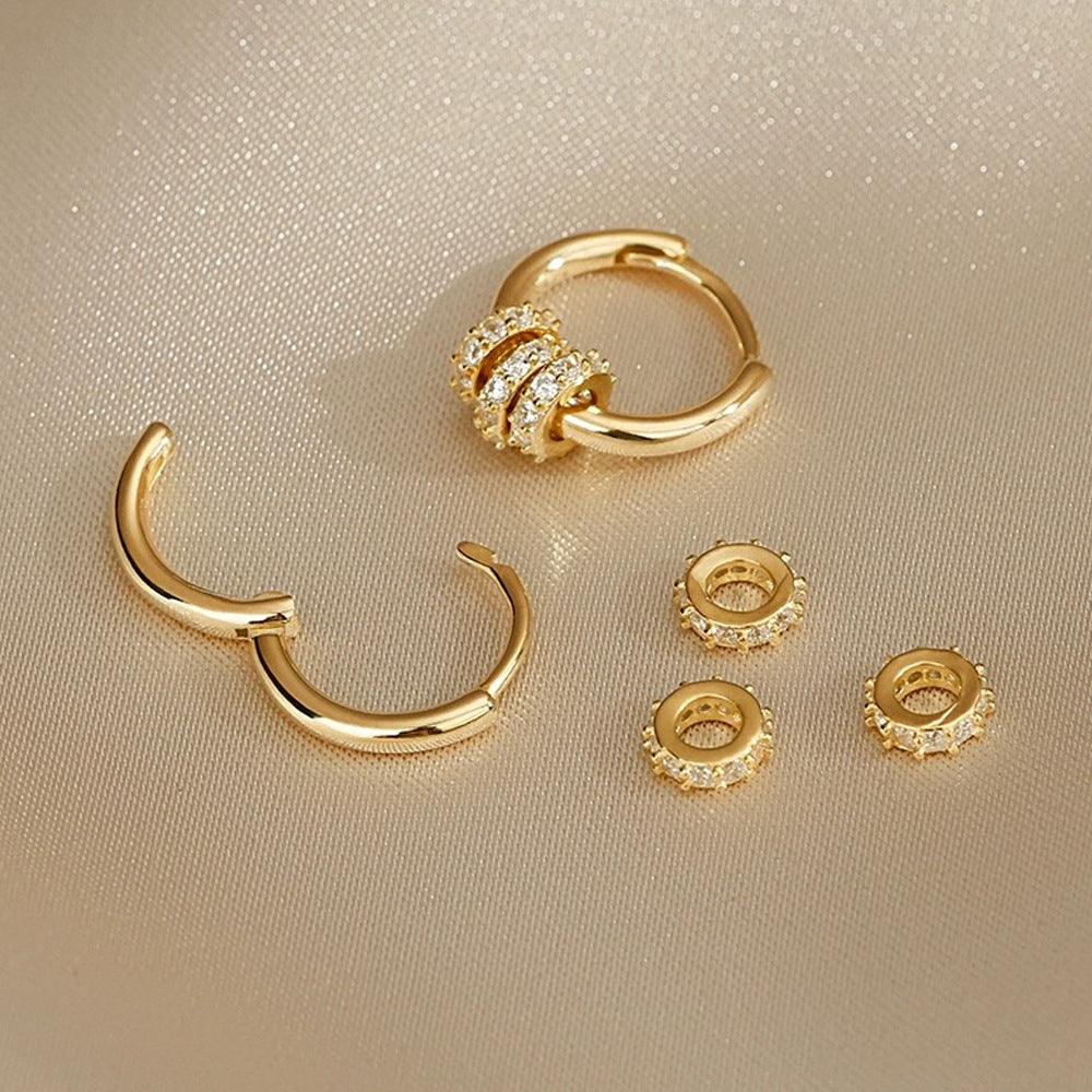 Fashion Hoop Light Luxury Minority Design Sense Trendy Earrings