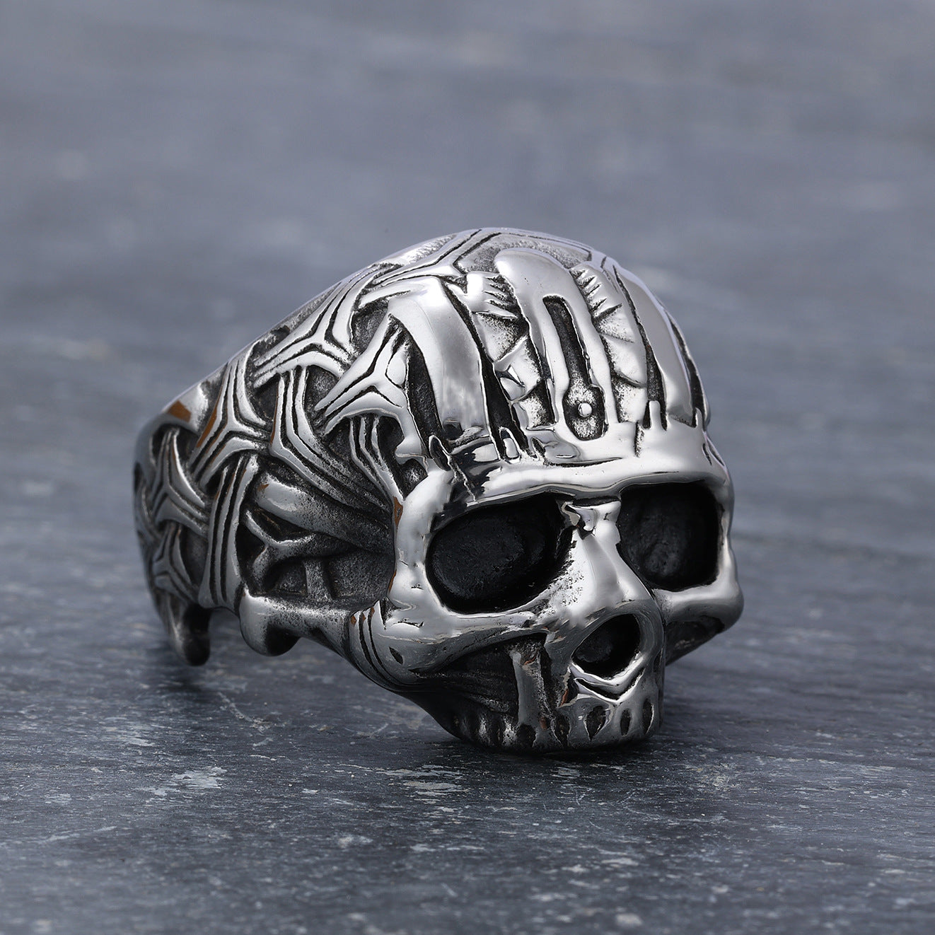 Women's & Men's Skull Stainless Steel Shape Titanium Rings
