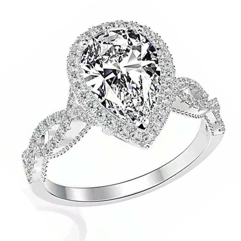 Ornament Over Diamond Fashion Trend Change Rings