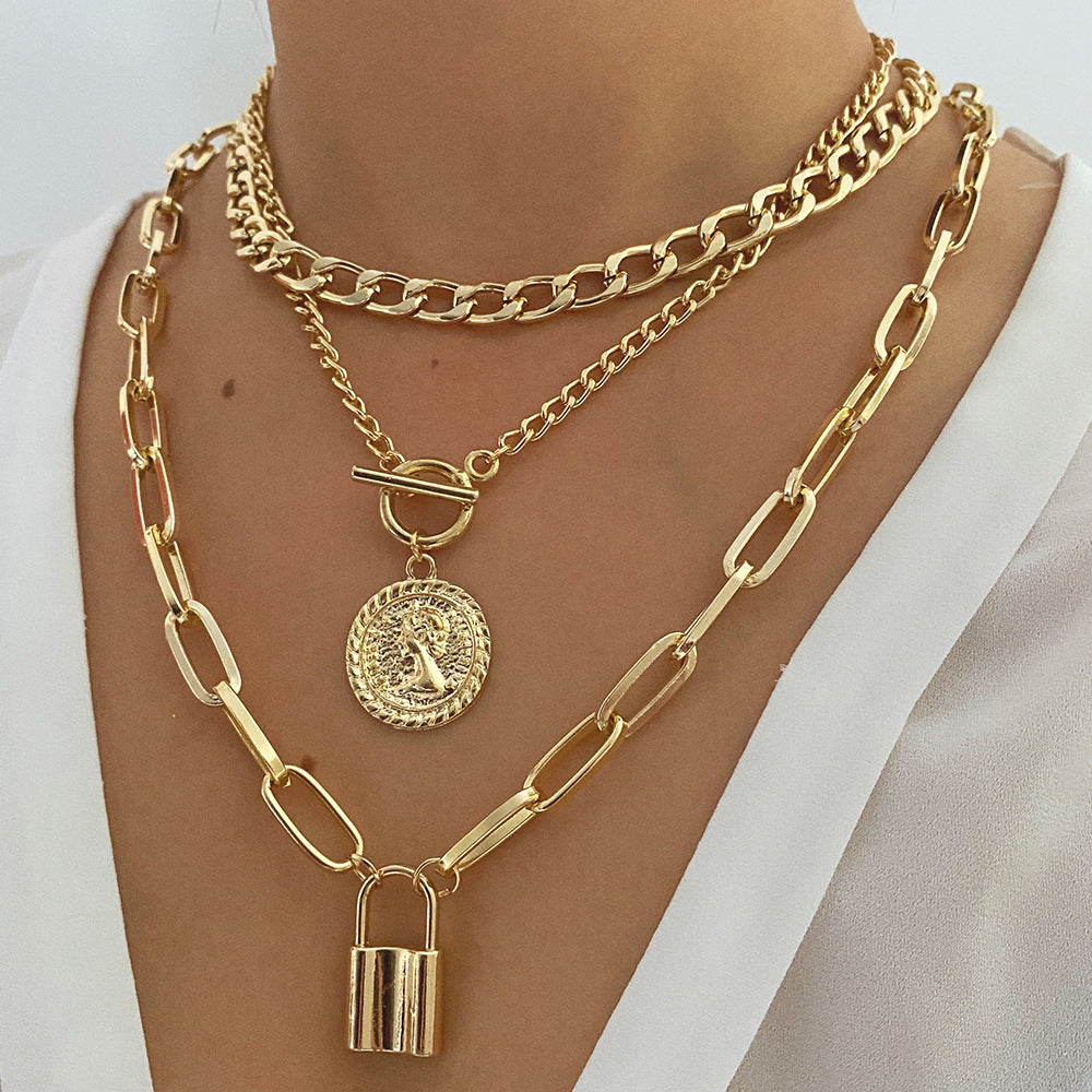 Lock Environmental Protection Color Retention Hollow Pendants