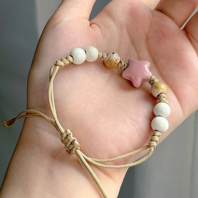 Women's Ceramic For High-grade Textured Stall Jewelry Bracelets