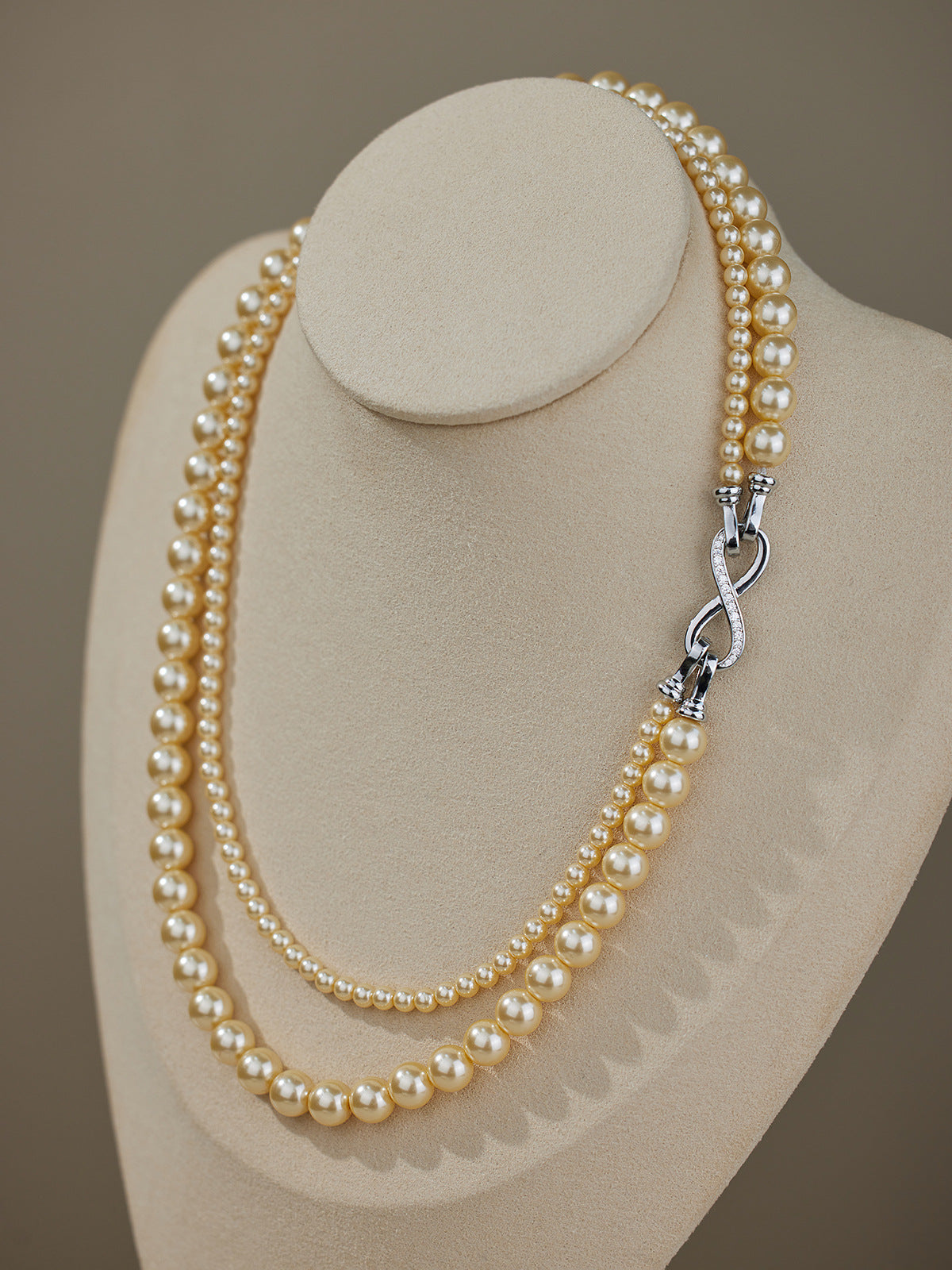 Stacked Glass Can Be Split Multiple Necklaces