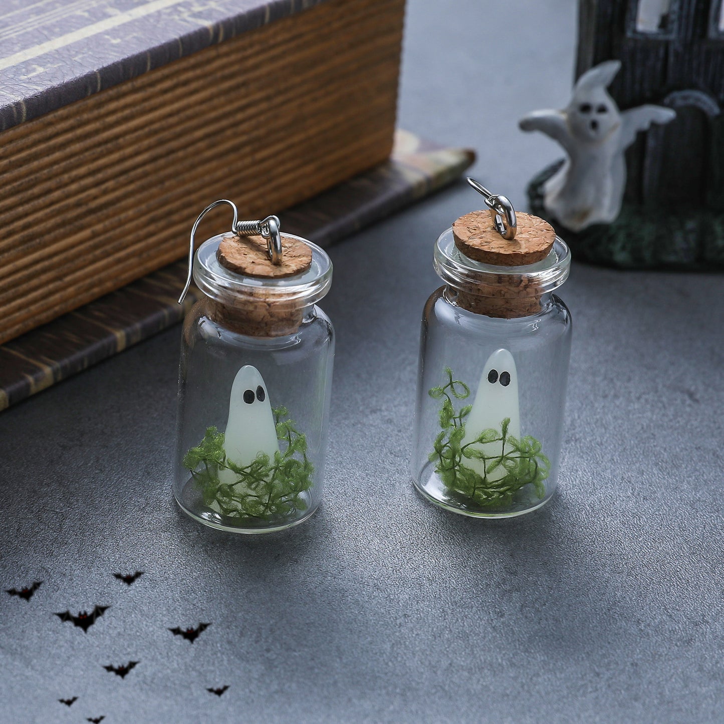 Coffee Billion Halloween Drift Bottle Luminous Necklaces