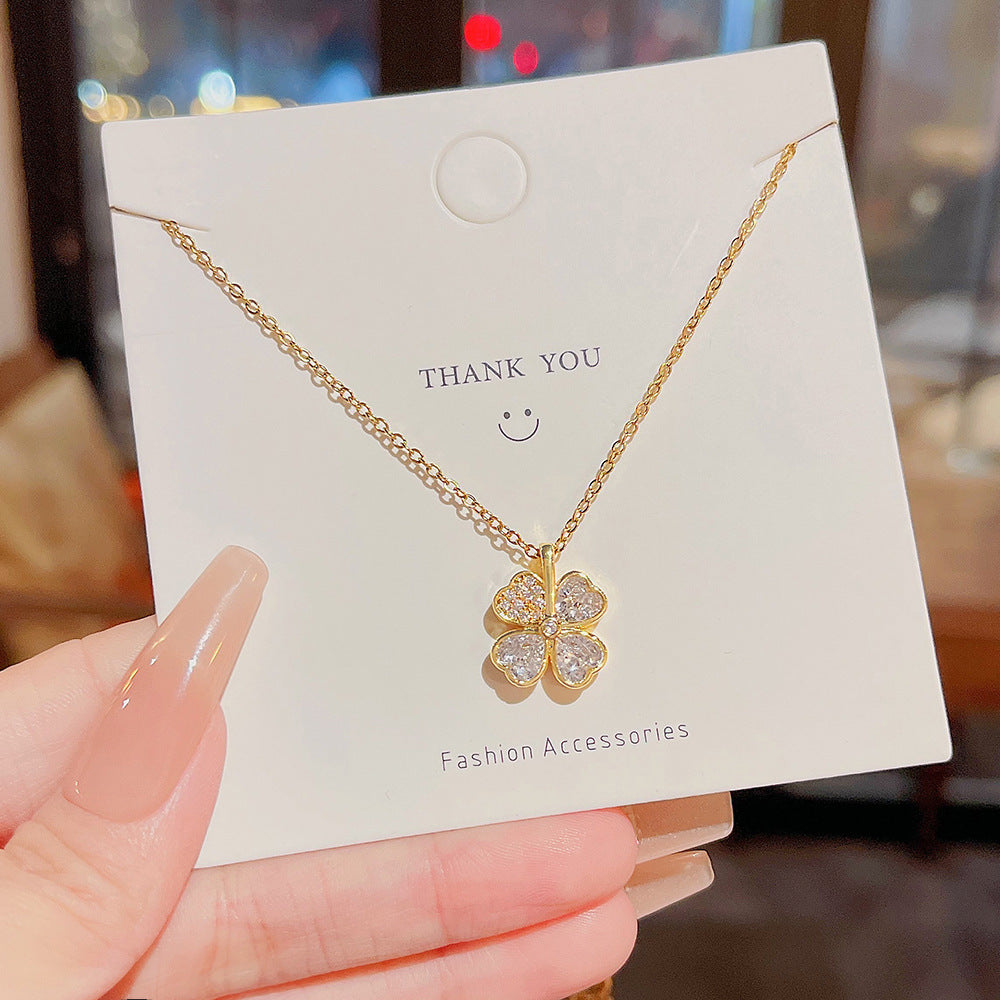 Women's Versatile High-grade Zircon Light Luxury Minority Necklaces