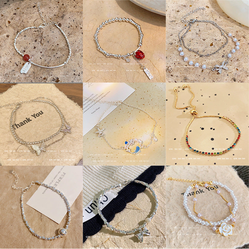 Women's Style Love Camellia High Sense Light Bracelets