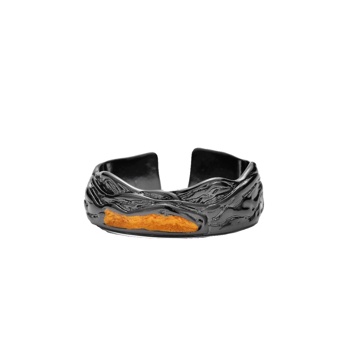 Women's & Men's Chiba Retro Chinese Fashion Black Niche Rings