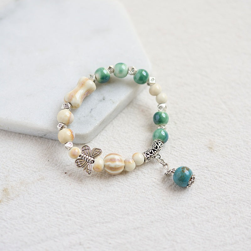 Women's Ceramic Niche High-grade National Style Chinese Bracelets