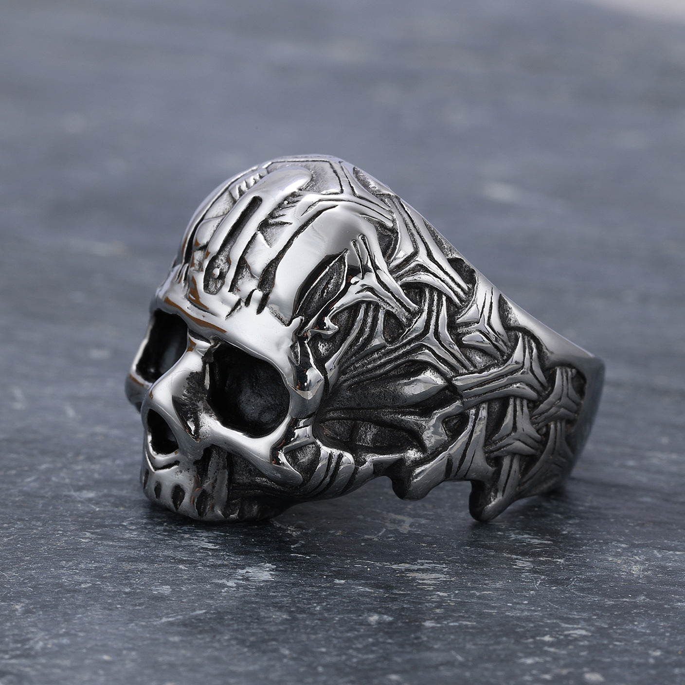 Women's & Men's Skull Stainless Steel Shape Titanium Rings
