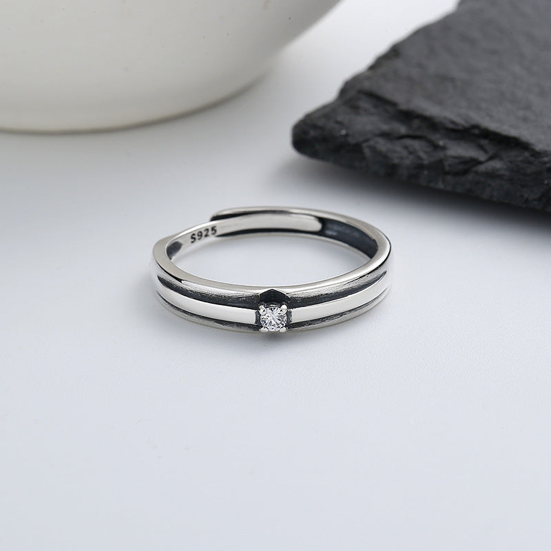 Sterling Sier Simple Affordable Luxury Style Rings