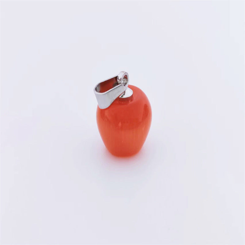 Cat Eye Little Apple Korean Fashion Simple Christmas Pendants