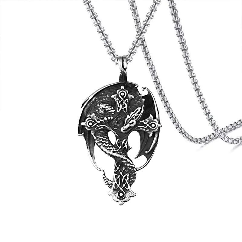 Men's Ornament Titanium Steel Motorcycle Trendy Vintage Necklaces