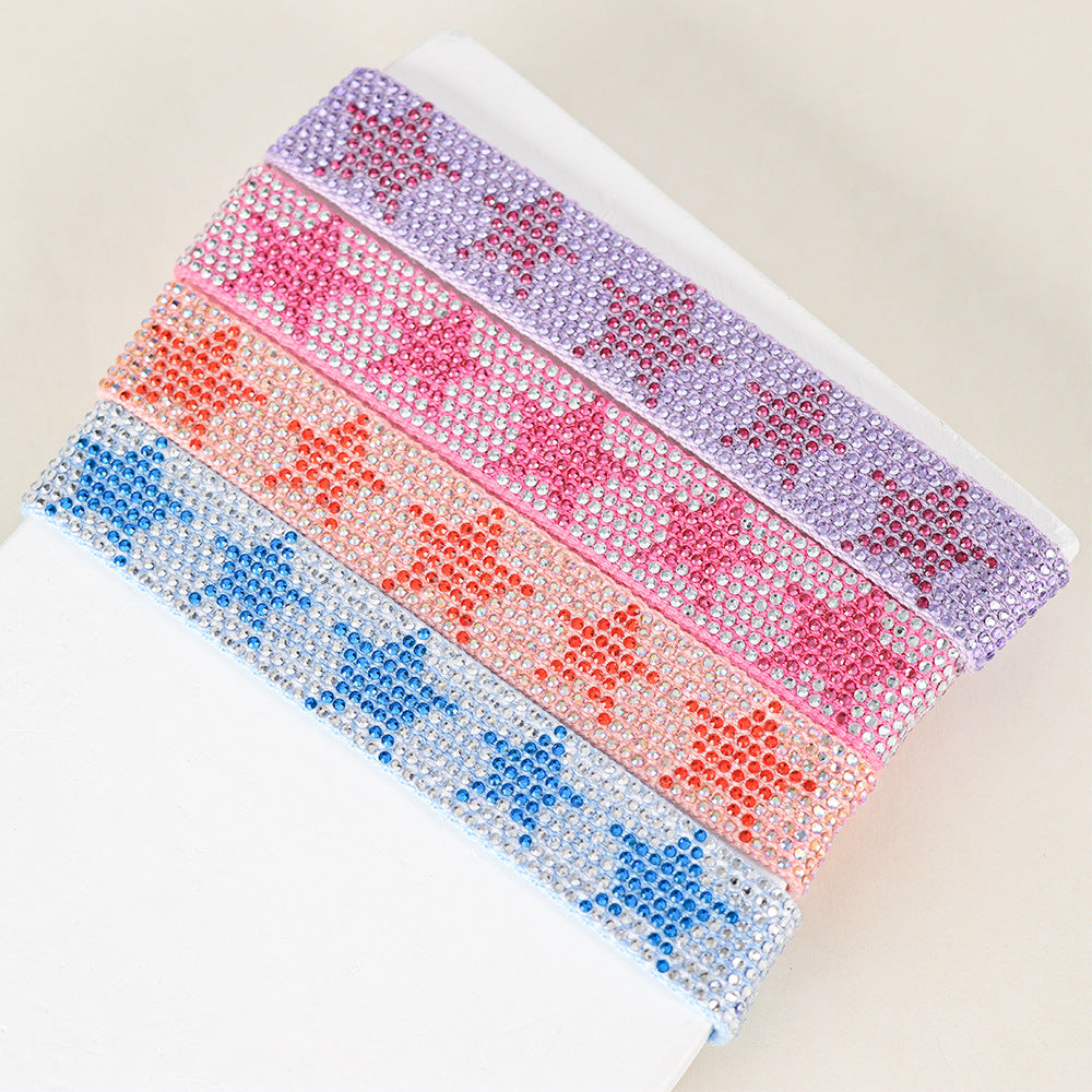 Star Woven Creative Full Diamond Handmade Bracelets