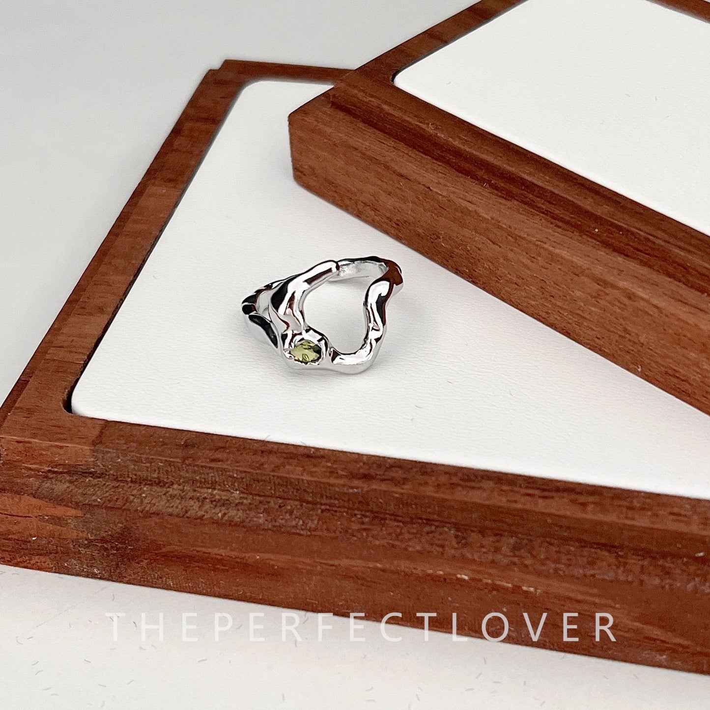 Style Geometric Heart Shape Opening Affordable Luxury Rings