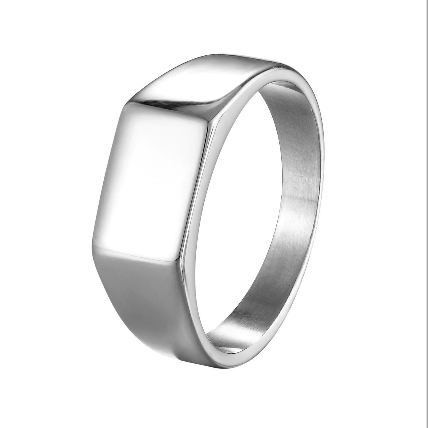 Geometric Titanium Steel Simple Female Gold Rings
