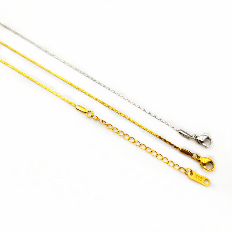 Women's Chain Exquisite Small Wheat Vacuum Gold Necklaces
