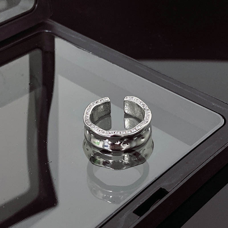 Saturn Open Female Temperamental Cold Style Rings