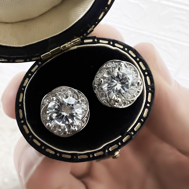 Women's Streaming Drainage Welfare High Carbon Diamond Imitation Maldives Rings