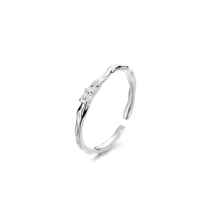 Women's East Gate Simple Geometric Super Flash Rings