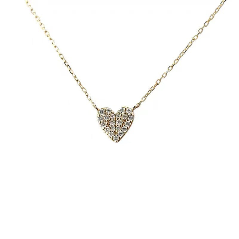 Full Diamond Zirconium Classic Simple Advanced Gifts Necklaces