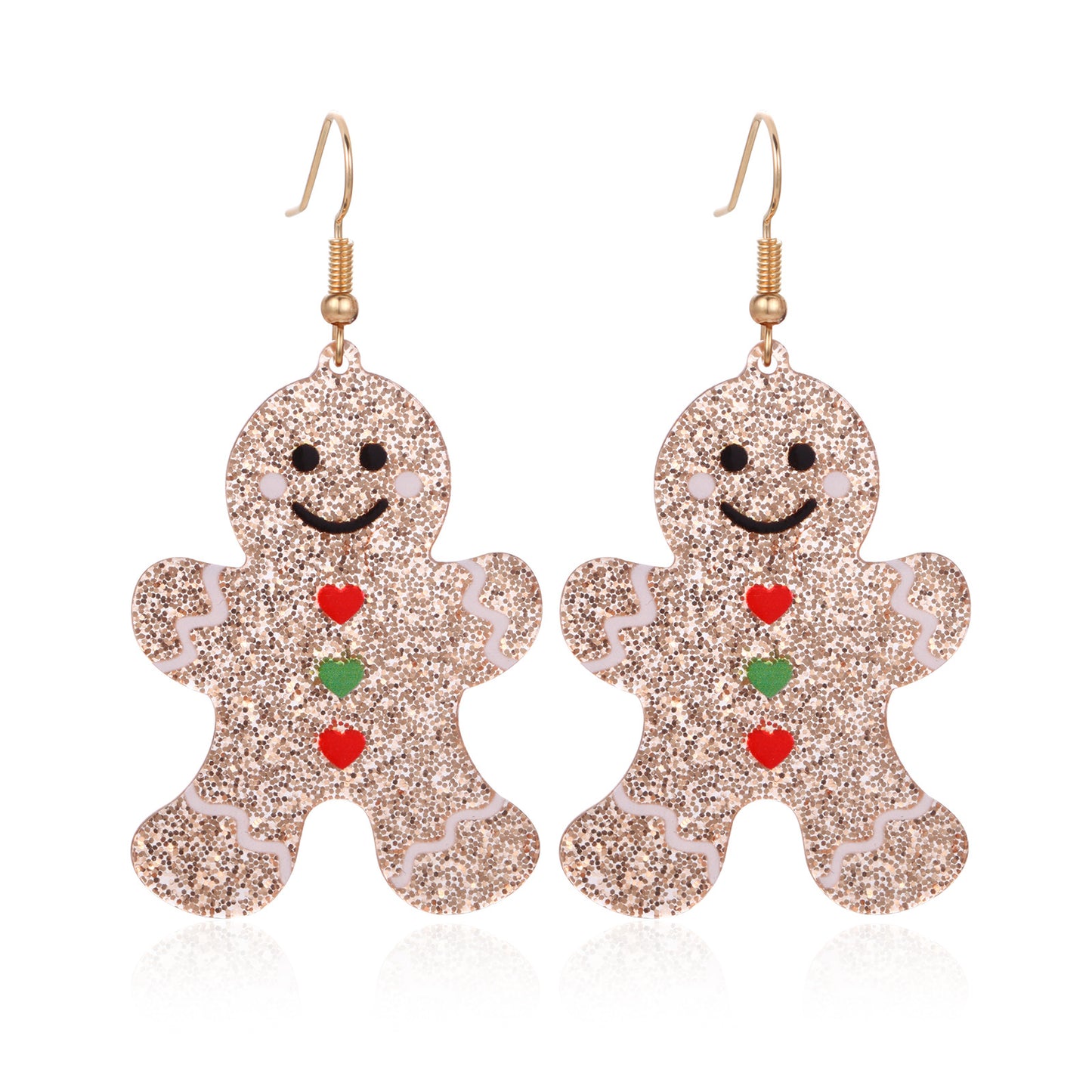 Christmas Female Creative Fashion Dripping Oil Tree Earrings