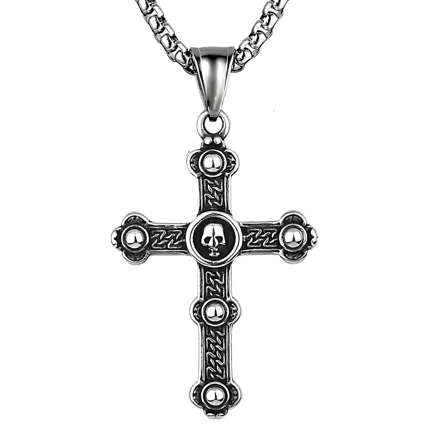 Men's Ornament Titanium Steel Motorcycle Trendy Vintage Necklaces
