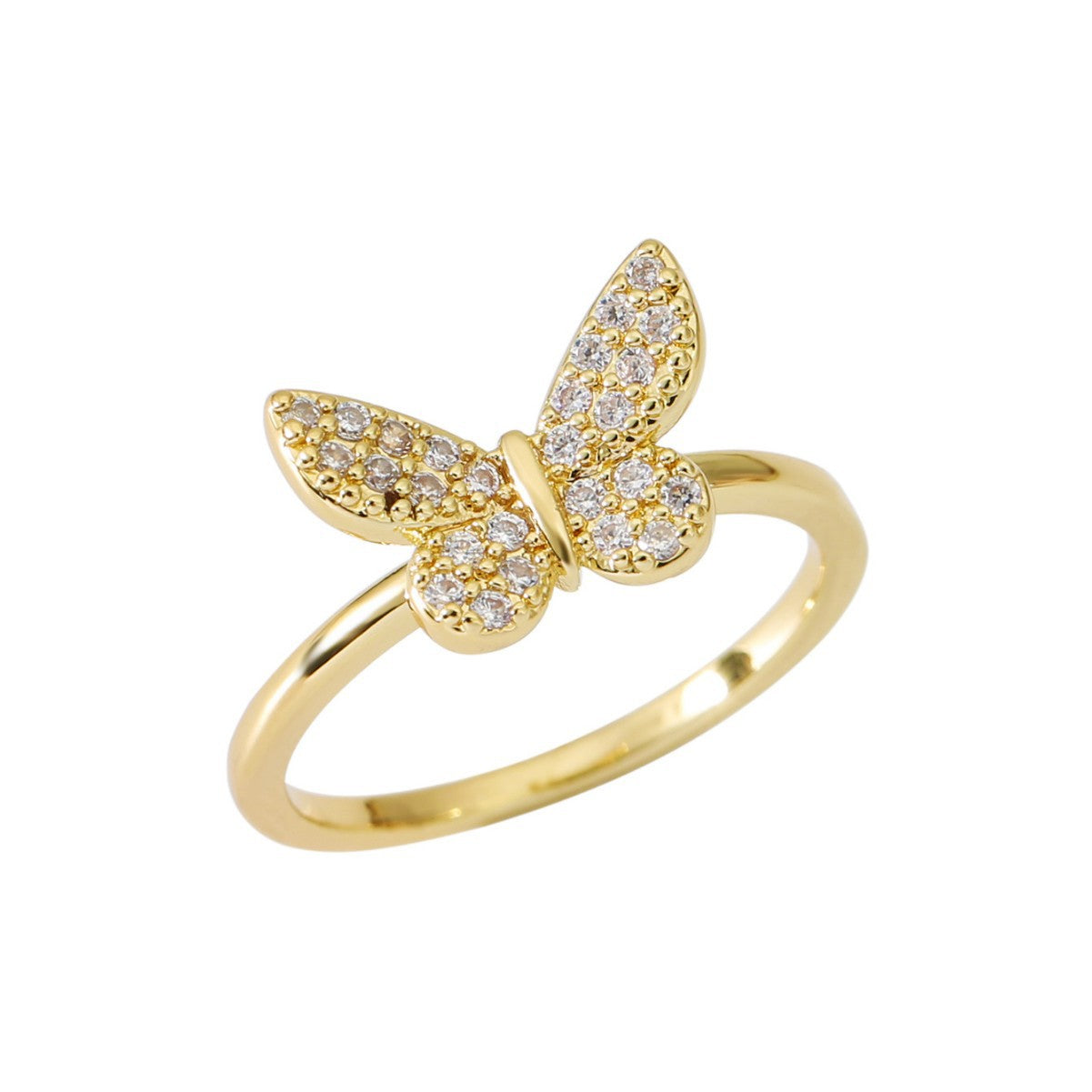 Butterfly Personalized Cold Style Advanced Design Sense Rings