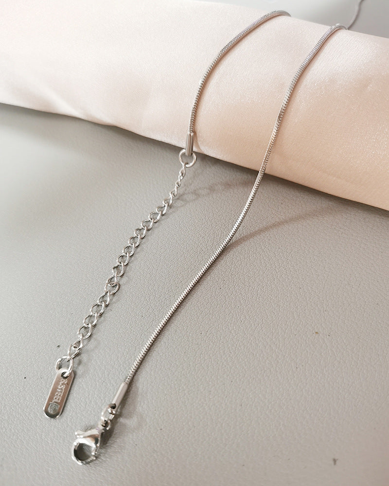 Steel Female Clavicle Chain Choker Snake Bones Necklaces