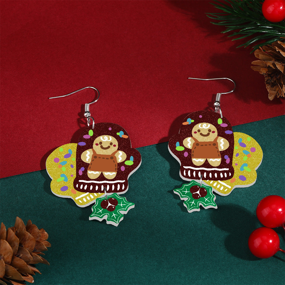 Fully Managed Environmental Protection Acrylic Personalized Earrings