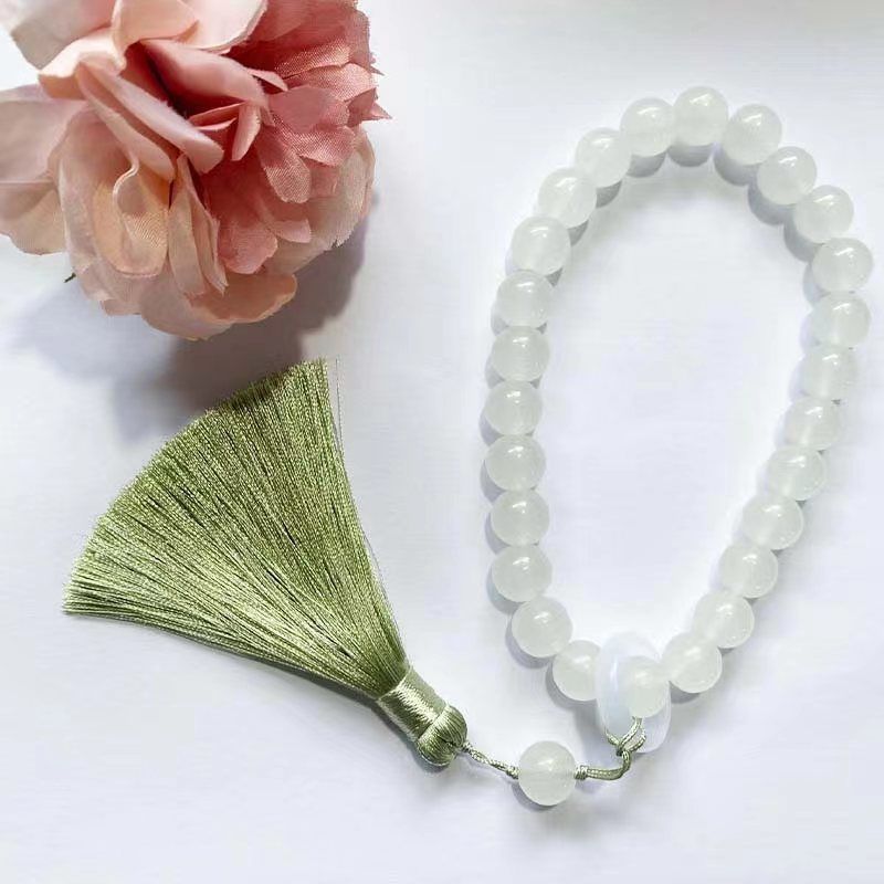 Jade Light Luxury Cat's Paw Elastic Size Bracelets