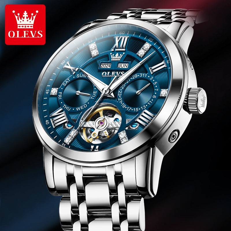 Men's Watch Business Luminous Hollow Automatic Mechanical Watches