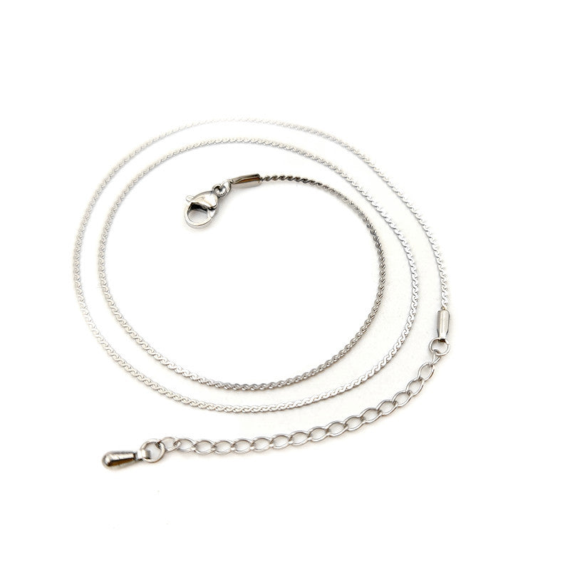 Women's Chain Exquisite Small Wheat Vacuum Gold Necklaces