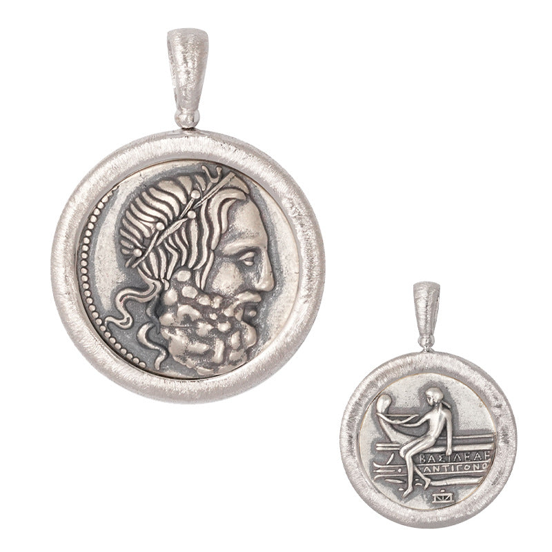 Coin Sterling Sier Single Without Chain Pendants