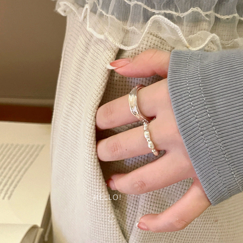 Niche Design Simple Cold Style Advanced Rings