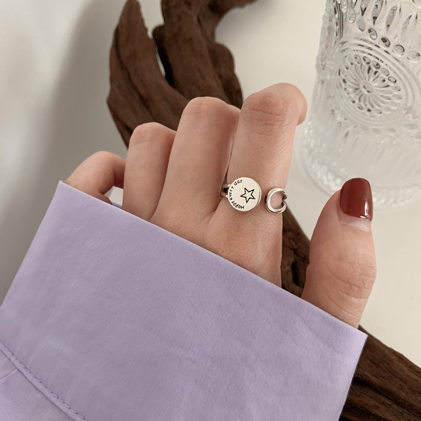 Combination Index Finger Female Simple Stylish Personality Rings